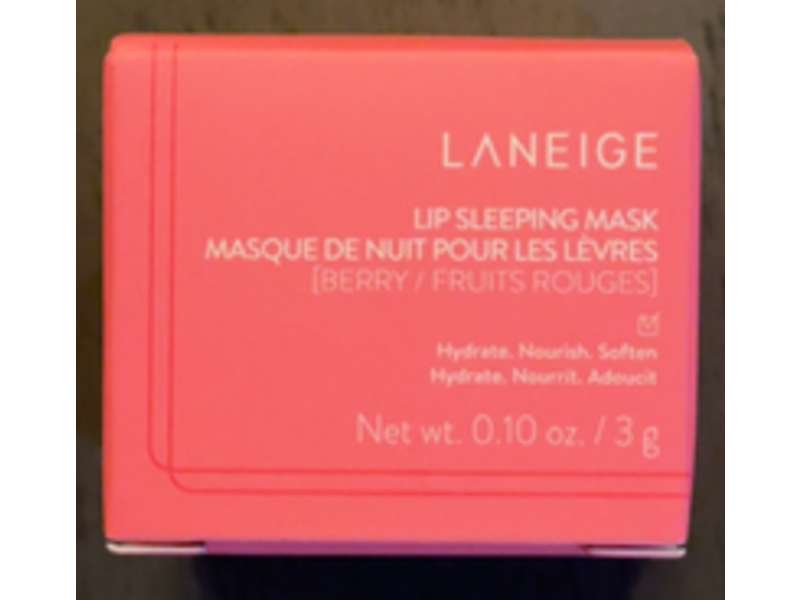 Laneige Lip Sleeping Mask, Berry, 0.10 oz/3 g