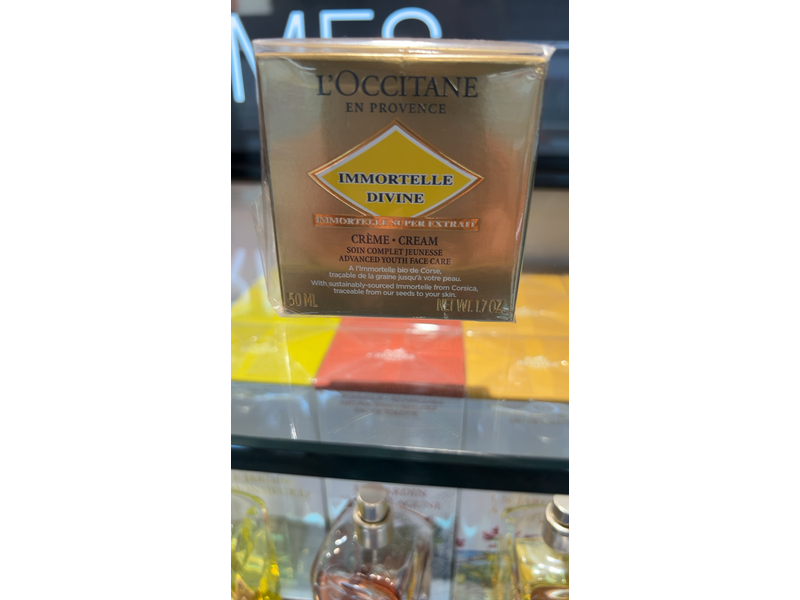 L'Occitane En Provence Immortelle Divine Face Cream, 1.7 oz/50 mL