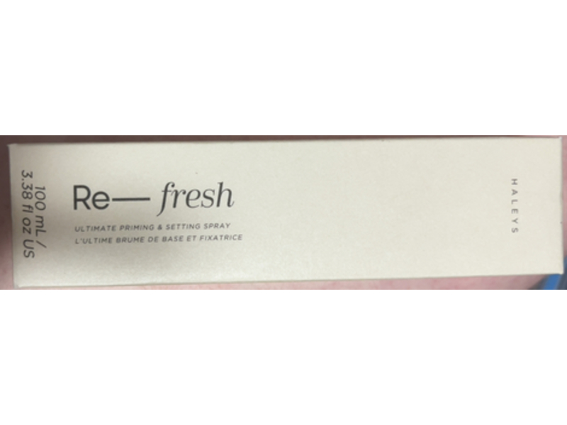Haleys Re-fresh Ultimate Priming & Setting Spray, 3.38 fl oz/100 mL