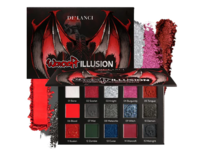 De'Lanci Warcraft Illusion 15 Colors Makeup Palette, Red Black - thumbnail 1