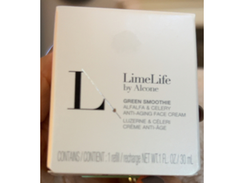 LimeLife By Alcone Green Smoothie Alfalfa & Celery Anti-Aging Face Cream, 1 fl oz/30 mL