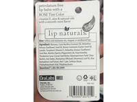 Lip Naturals Petrolatum Free Lip Balm, Rose, 0.11 fl oz/3.4 g - thumbnail 4