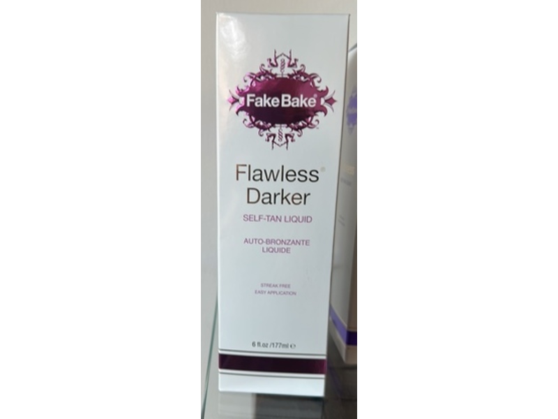 Fake Bake Self-Tan Liquid, Flawless Darker, 6 fl oz/177 mL