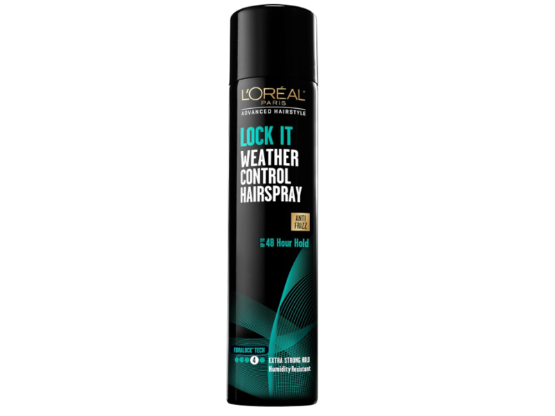 L'Oreal Paris Lock It Weather Control Hairspray, Extra Strong Hold, 8.25 oz/234 g