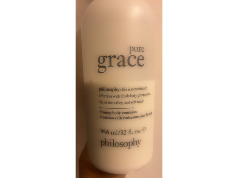 Philosophy Firming Body Emulsion, Pure Grace, 32 fl oz/946 mL