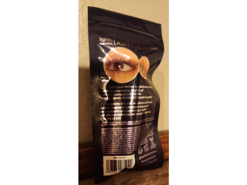 Tarte Platinum Lights Camera Lashes Mascara, Black, 0.07 oz/2 mL