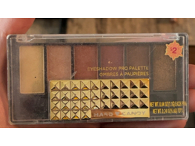 Hard Candy Eyeshadow Pro Palette, Dipped In Gold, 0.04 oz/1.1 g