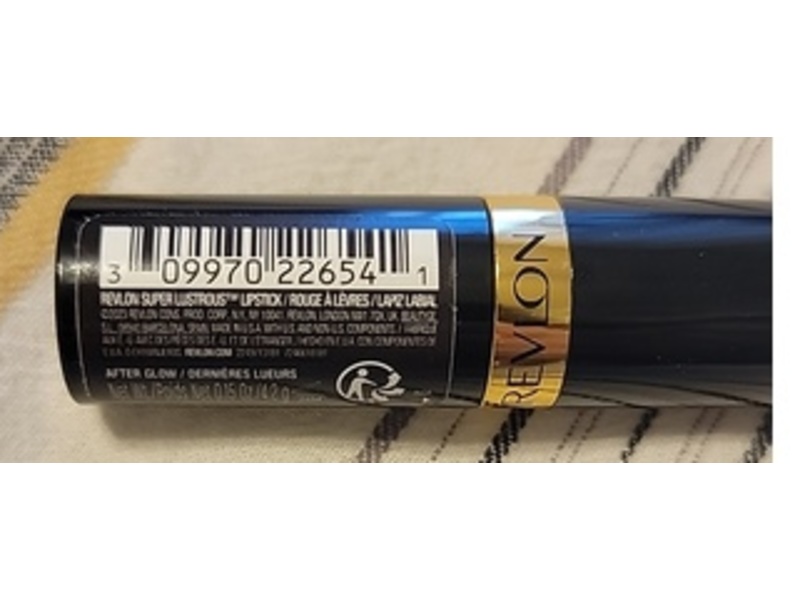 Revlon Super Lustrous Lipstick, 801 After Glow, 0.15 oz/4.2 g