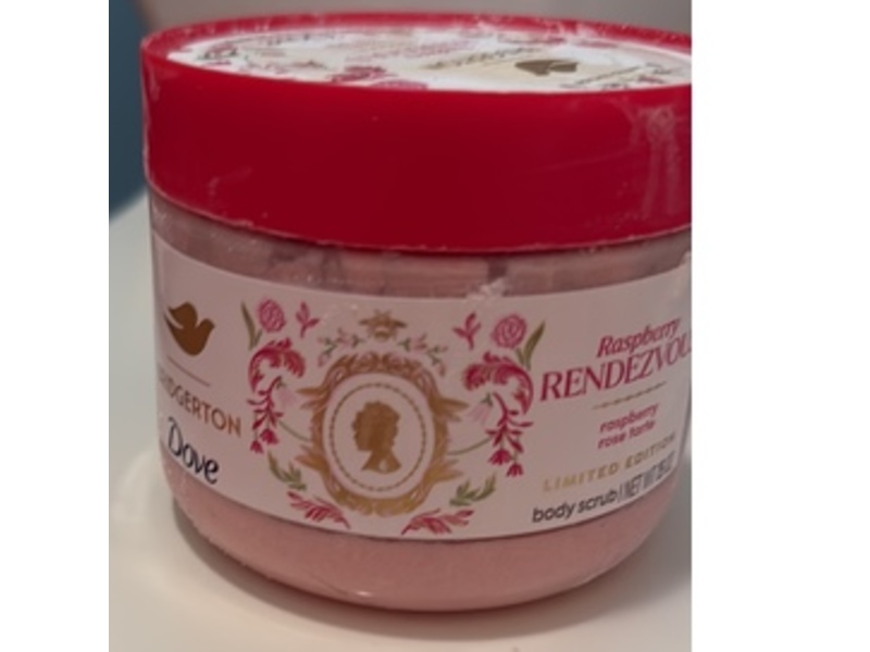 Dove Bridgerton Body Scrub, Raspberry Rendezvous, 15 oz