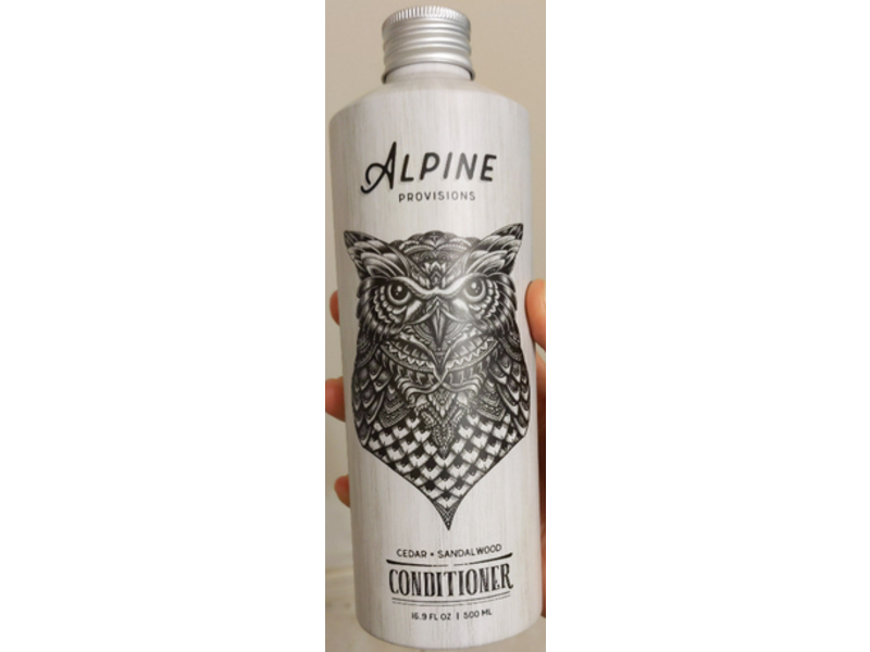 Alpine Provisions Conditioner, Cedar + Sandalwood, 16.9 fl oz/500 mL