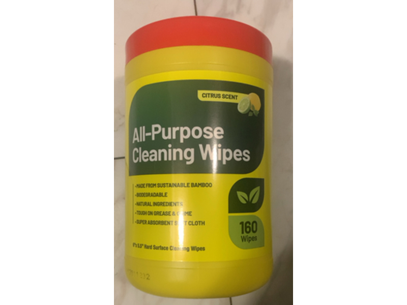 RTS Home Accents All-Purpose Cleaning Wipes, Citrus Scent, 160 Count