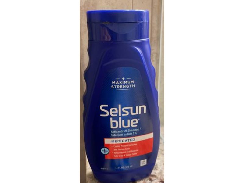 Selsun Blue Antidandruff Shampoo, Maximum Strength,11 fl oz/325 mL