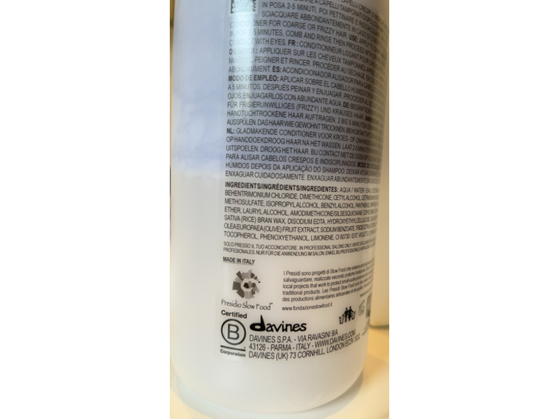 Davines Love Smoothing Conditioner, 33.81 fl oz/1000 mL