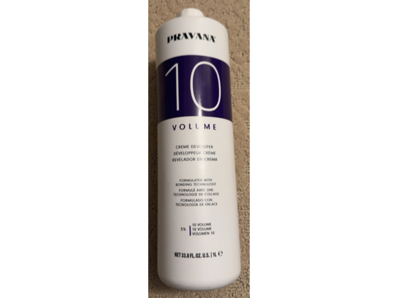 Pravana Creme Developer, 10 Volume, 33.8 fl oz/1 L