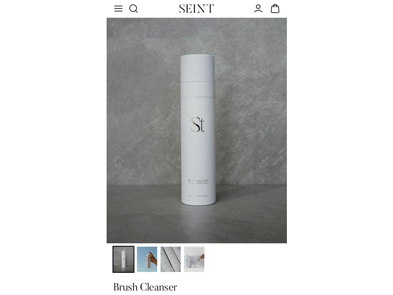 Seint Brush Cleanser, 3.4 oz/100 mL