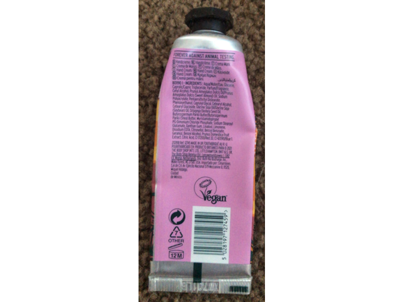 The Body Shop Hand Cream, Love & Plums, 1.0 fl oz/30 mL