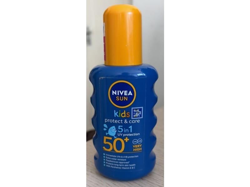 Nivea Sun Kids Protect & Care 5 In 1 UV Protection, SPF 50+, 200 mL
