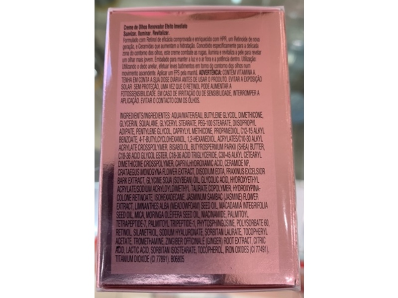 Elizabeth Arden Retinol+Hpr Ceramide Rapid Skin Renewing Eye Cream, 0.5 fl oz/15 mL
