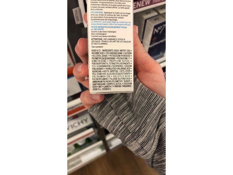 La Roche-Posay Pure Serum, Vitamin C10, 1 fl oz/30 mL