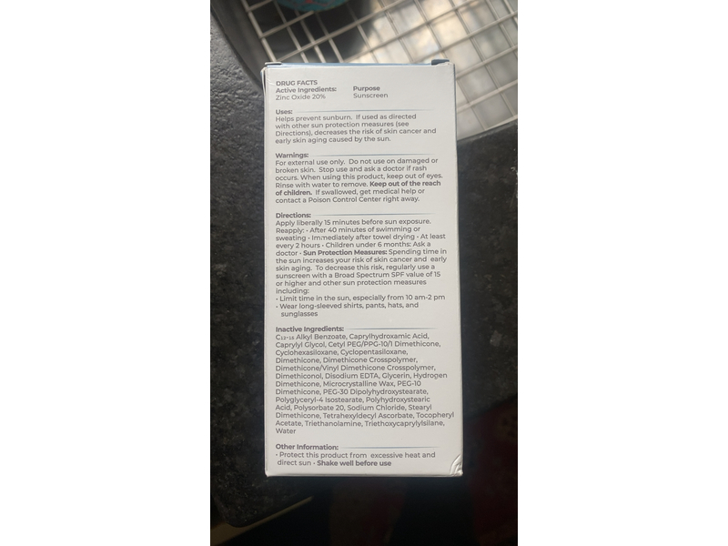 Tizo Ultra Zinc Non-Tinted Mineral Body & Face Sunscreen, SPF 40, 3.5 oz/100 g