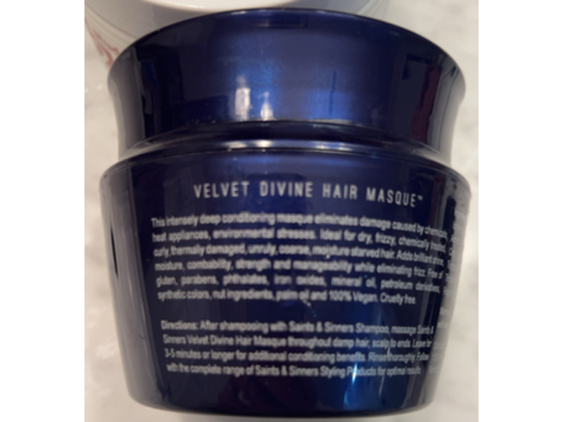 Saints & Sinners Divine Hair Masque, Velvet, 6.7 fl oz/200 mL