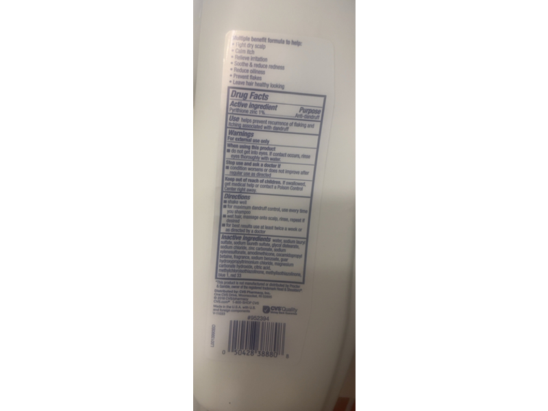 CVS Health Everyday Clean Dandruff Shampoo, 14.2 fl oz/420 mL