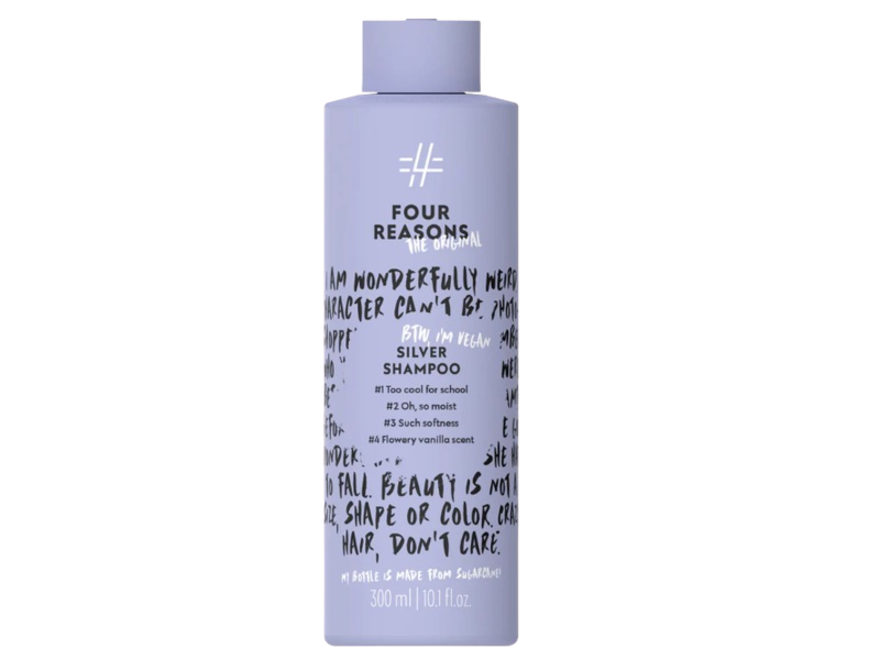 Four Reasons Original Silver Shampoo, Flowery Vanilla Scent, 10.1 fl oz/300 mL