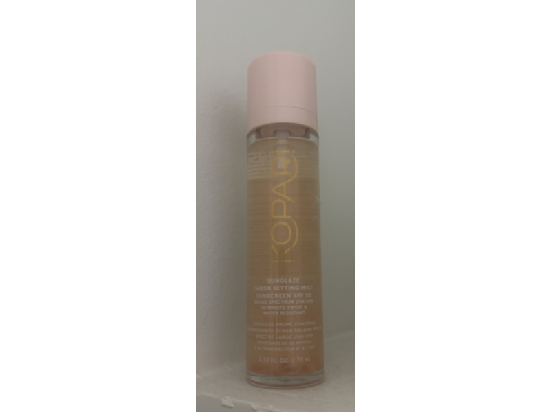 Kopari Sunglaze Sheer Setting Sunscreen Mist, SPF 50, 2.53 fl oz/75 mL