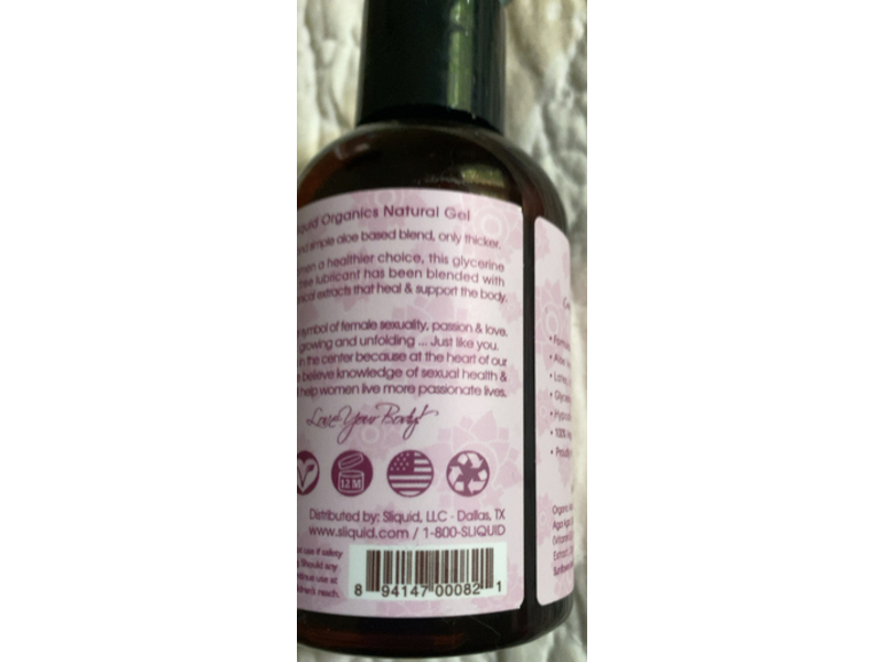 Sliquid Organics Natural Intimate Lubricant, 4.2 fl oz/125 mL