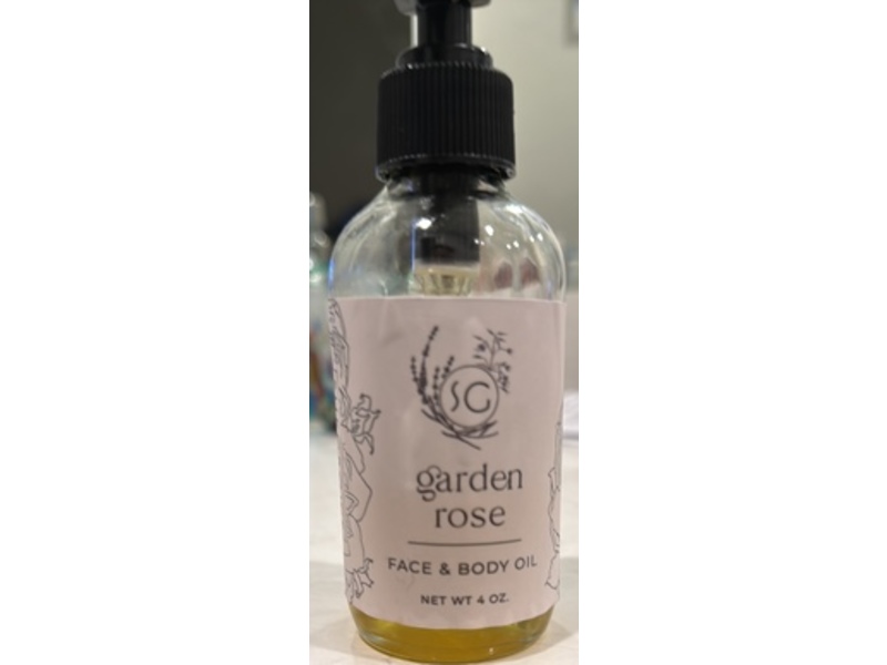 She Grows Garden Rose Face & Body Oil, 4 oz