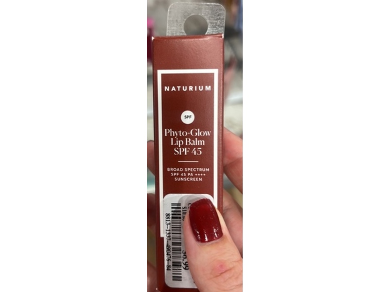Naturium Phyto-Glow Lip Balm, Escape, SPF 45 PA++++, 0.34 fl oz/ 10 mL