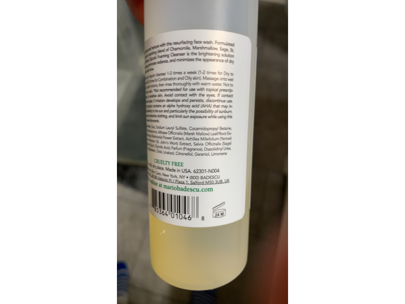 Mario Badescu Glycolic Foaming Cleanser, 8 fl oz/236 mL