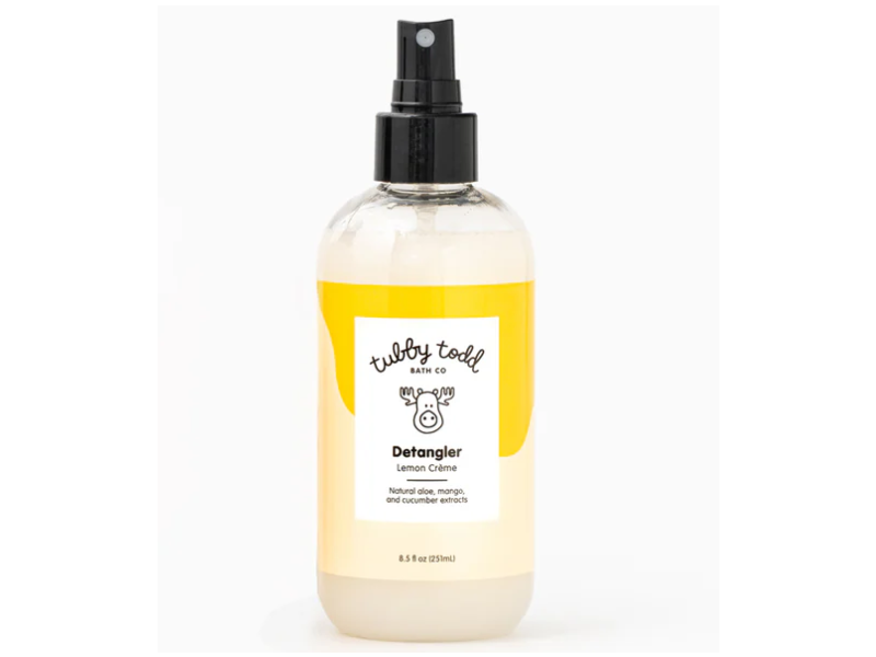 Tubby Todd Bath Co. Detangler, Lemon Creme, 8.5 fl oz/251 mL