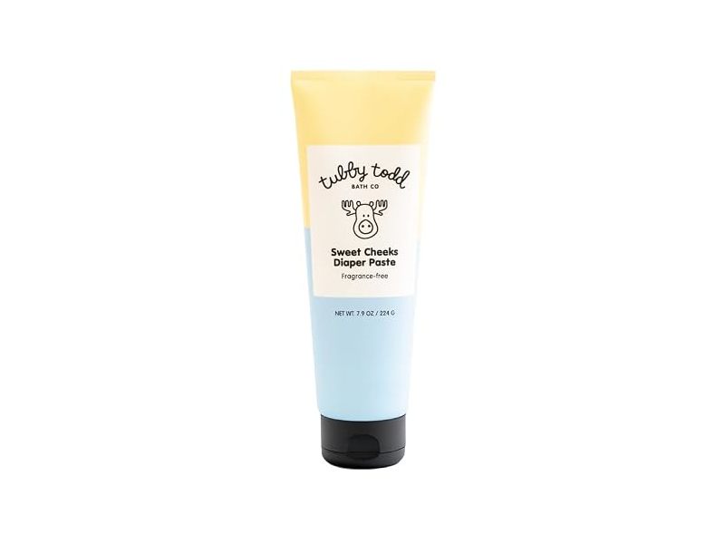 Tubby Todd Sweet Cheeks Diaper Paste, Fragrance Free, 7.9 oz/224 g