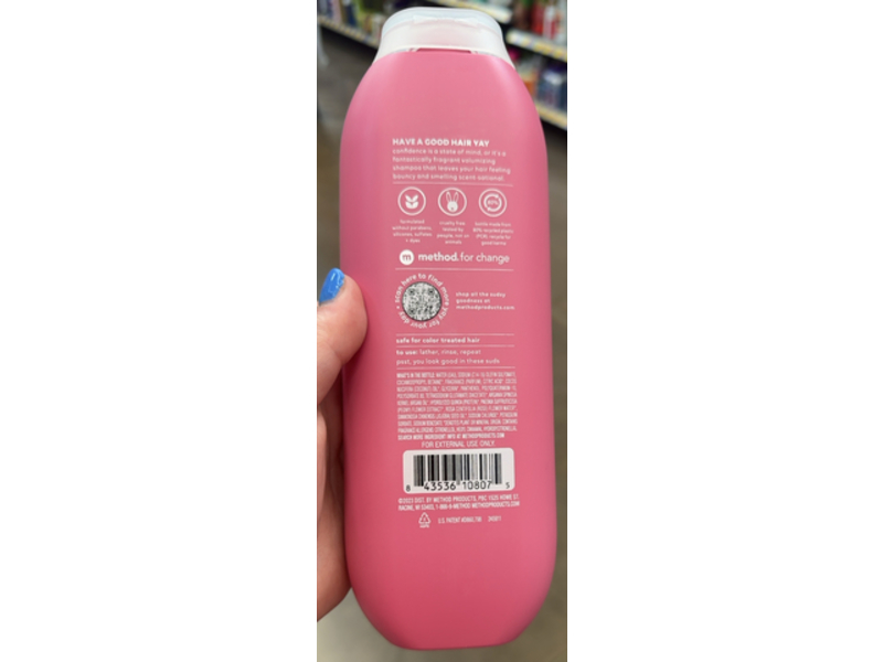 Method Volumizing Shampoo, Pure Peace, 14 fl oz/414 mL