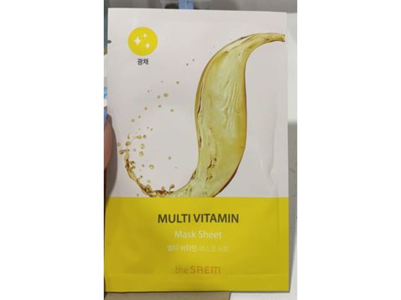 The Saem Multi Vitamin Mask Sheet, 0.70 oz/20 g