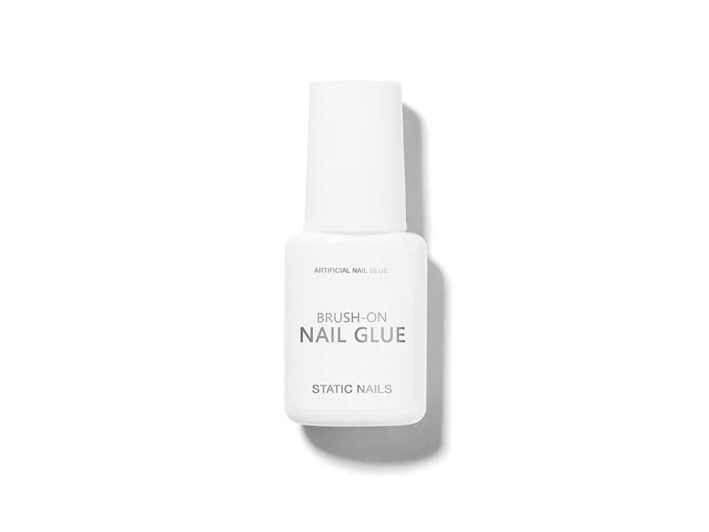 Static Nails Brush On Nail Glue, 0.25 oz/7 g