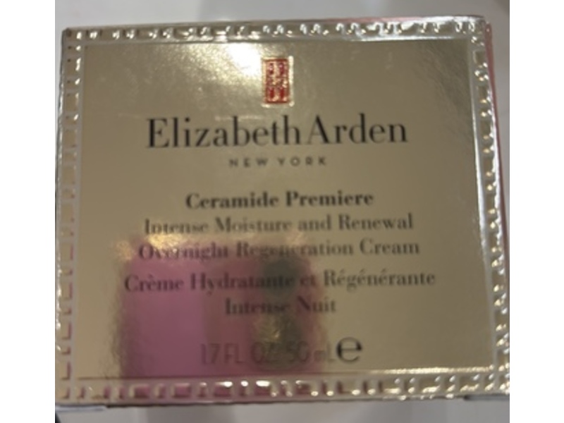 Elizabeth Arden Ceramide Premiere Overnight Regeneration Cream, 1.7 fl oz/50 mL