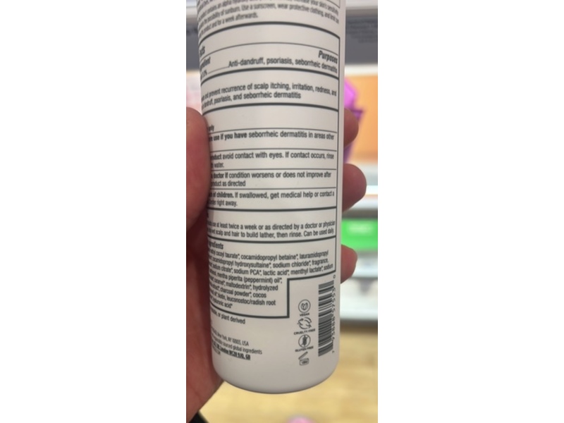 Briogeo Scalp Revival Dandruff Relief Shampoo, Charcoal + 3% Salicylic Acid, 8.4 fl oz/248 mL