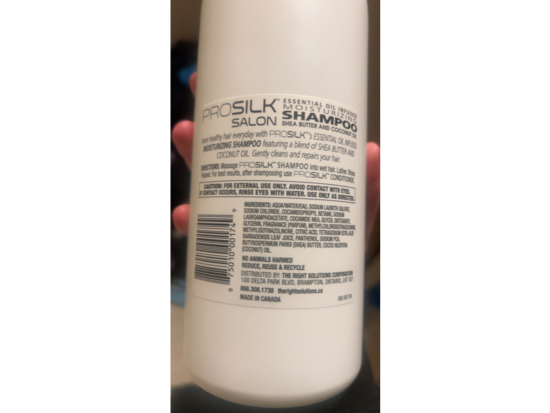 Pro Silk Salon Moisturizing Shampoo, Shea Butter & Coconut Oil, 32 fl oz/946 mL