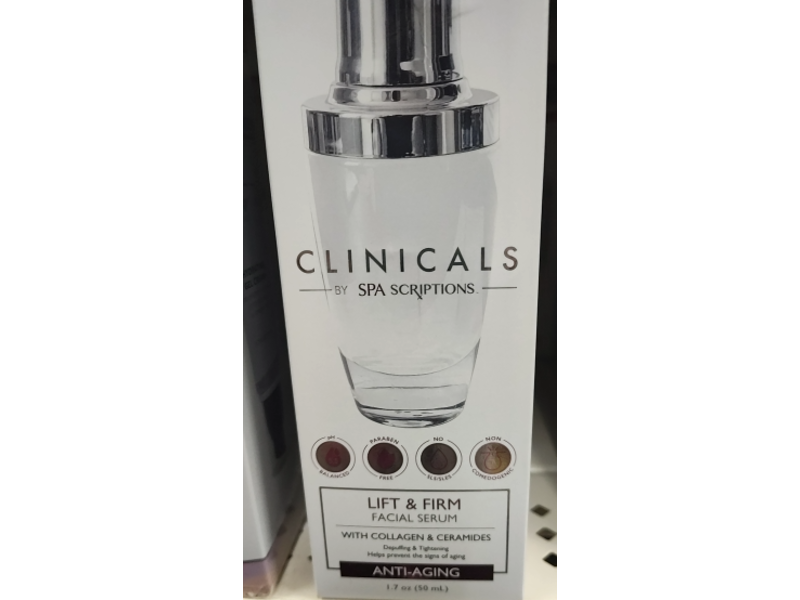 Clinicals Lift & Firm Facial Serum, Collagen & Ceramides, 1.7 oz/50 mL