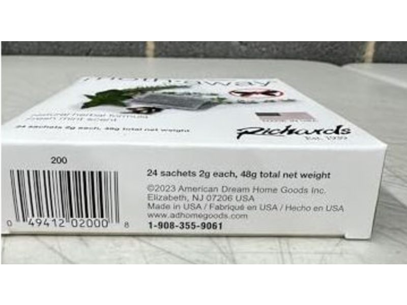 Richards Moth Away Sachets, 24 Counts, 48 g