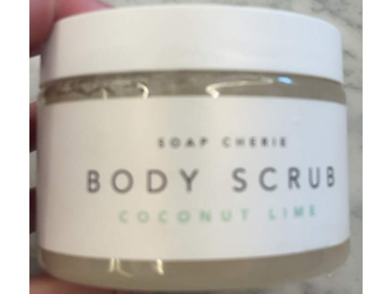 Soap Cherie Body Scrub, Coconut Lime, 12 oz/350 g