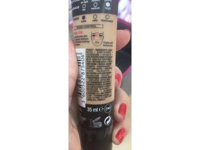 L'Oreal Paris Infallible 24H Matte Foundation, Golden Beige, 35 mL