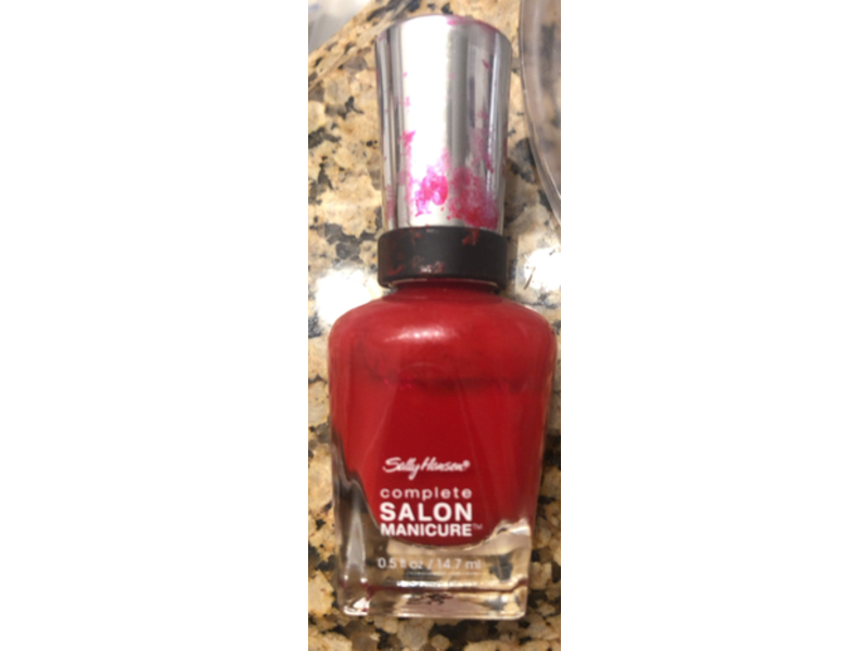 Sally Hansen Complete Salon Manicure Nail Polish, 570 Right Said Red, 0.5 fl oz/14.7 mL