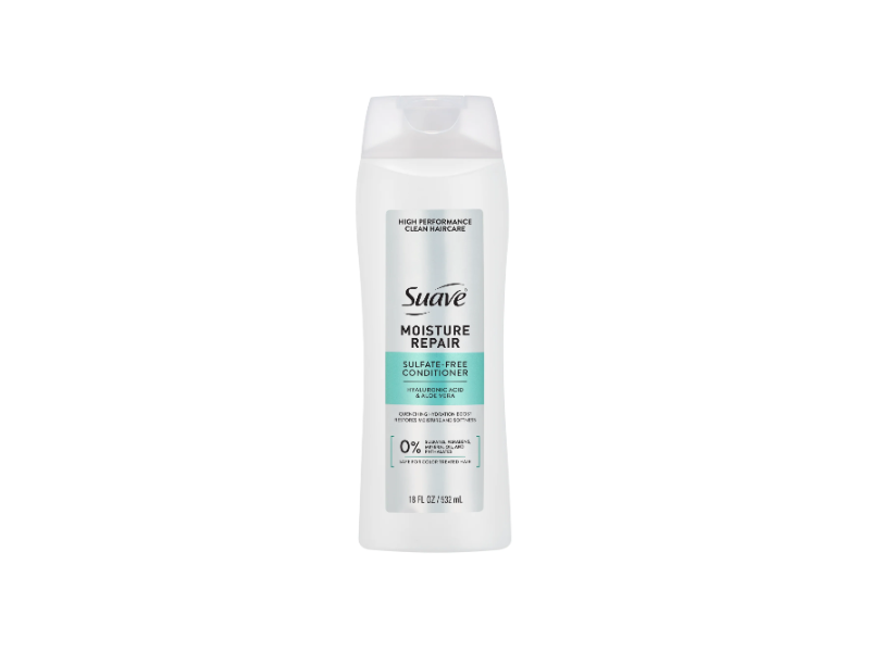Suave Moisture Repair Conditioner, Hyaluronic Acid & Aloe Vera, 18 fl oz/532 mL, Pack Of 6