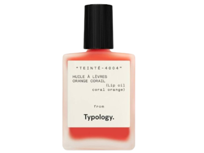 Typology Lip Oil, Coral Orange, 0.50 fl oz/15 mL