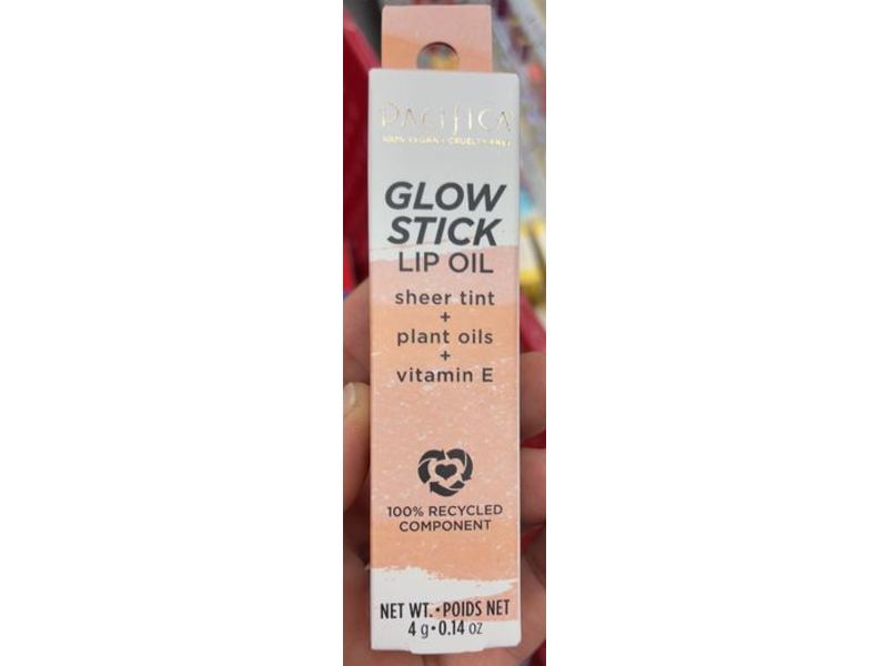 Pacifica Glow Stick Lip Oil, Pale Sunset, 0.14 oz/4 g
