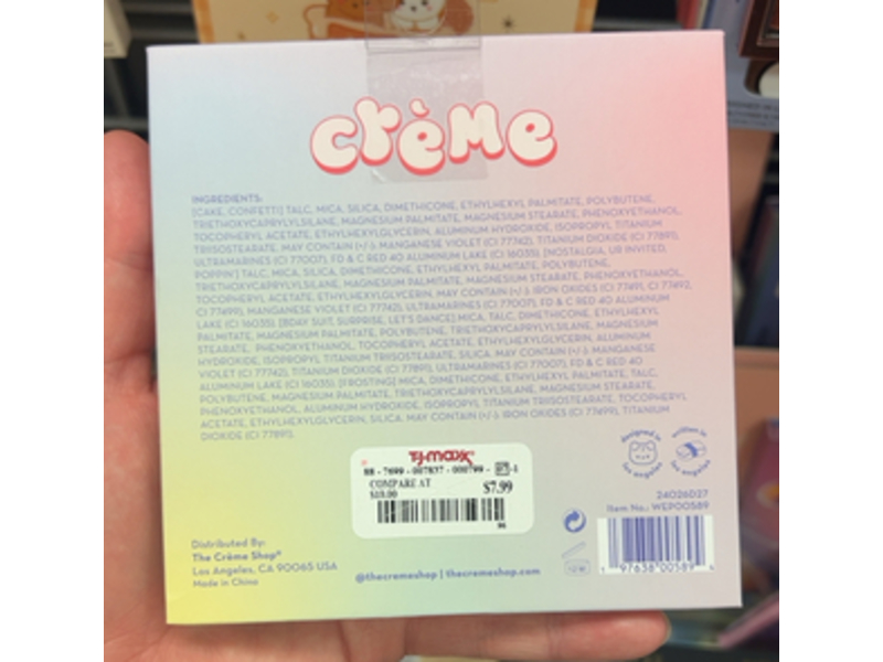 Creme Color Palette, Make A Wish, 0.49 oz/14.1 g