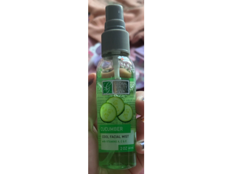 Global Beauty Care Cool Facial Mist, Cucumber, 2 oz/60 mL